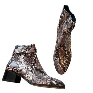 Michael Kors leather Snakeskin Ankle Boots